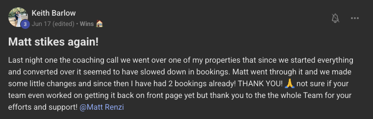Keith Barlow: Matt strikes again