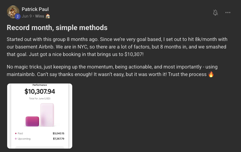 Patrick Paul: Record month, simple methods